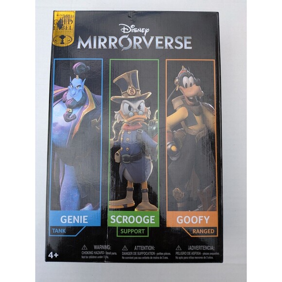 Disney Mirrorverse Genie Scrooge McDuck and Goofy Figures McFarlane Toys Gold - Picture 1 of 4